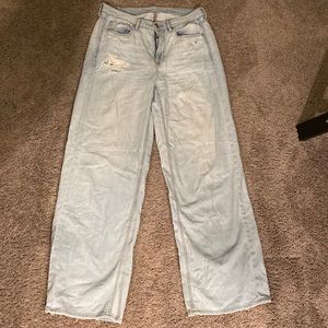 American Eagle Wide Leg Long Jeans